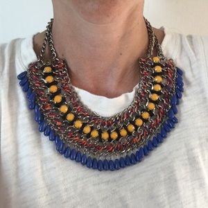 Zara Colourful Collar Statement Necklace